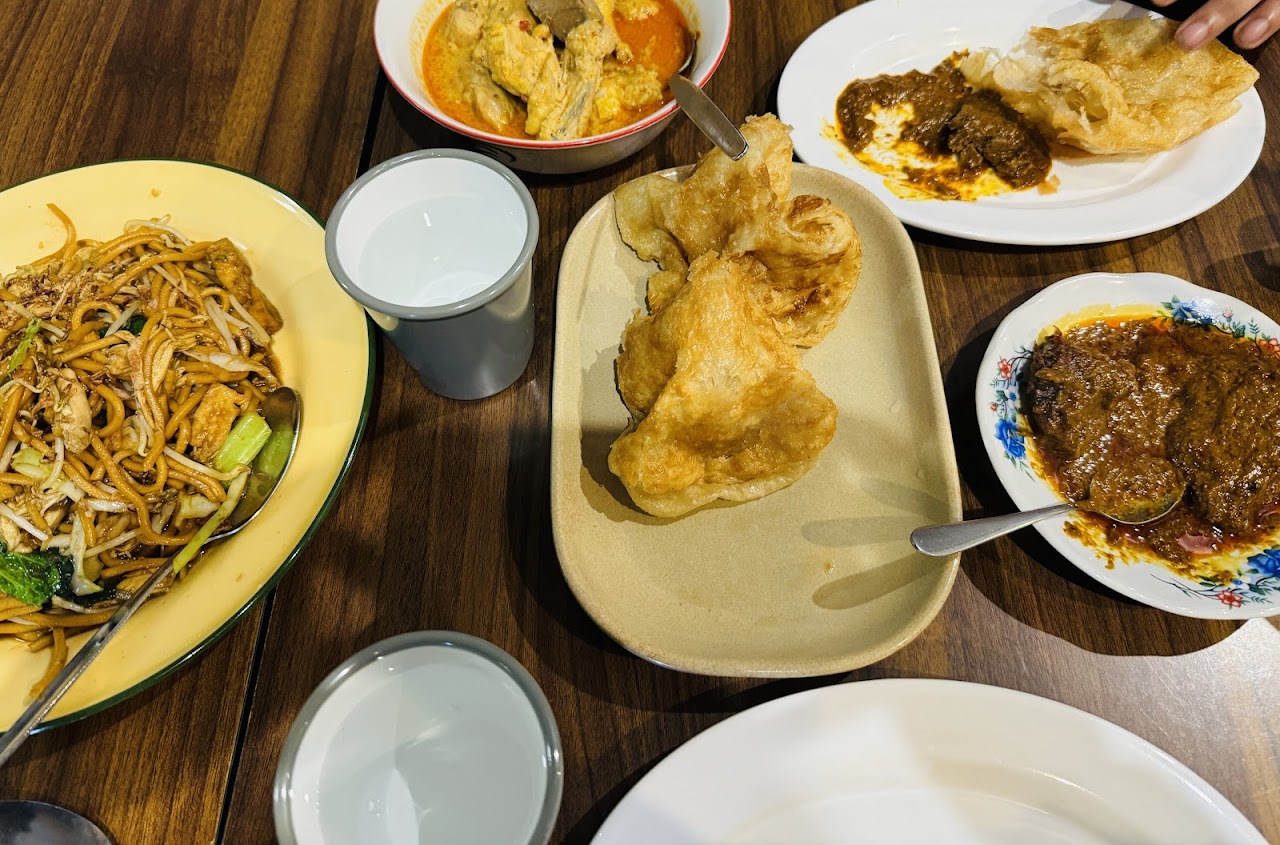 Shared Indonesian dishes at The Sambal